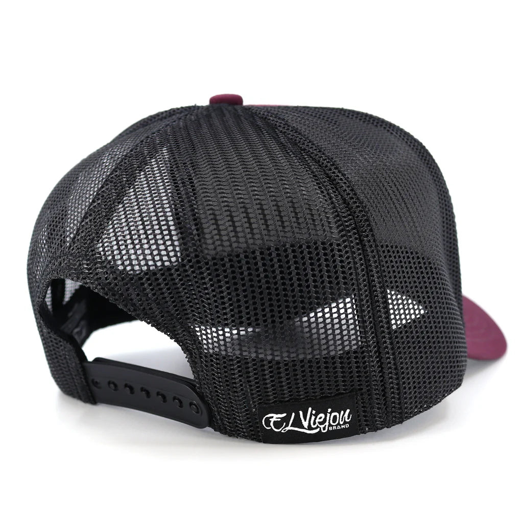 El Viejon Halcon Maroon/Black Gorra