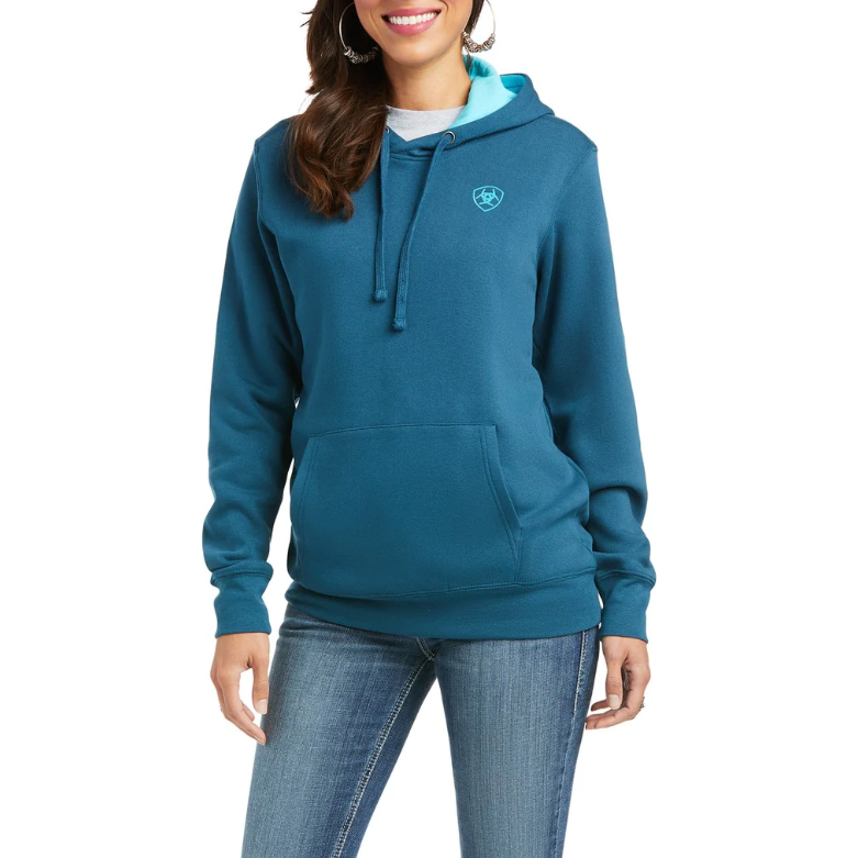 Ariat Ladies R.E.A.L. Arm Logo Eurasian Hoodie