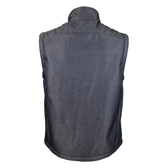 Hooey Softshell Vest, Denim with Sherpa