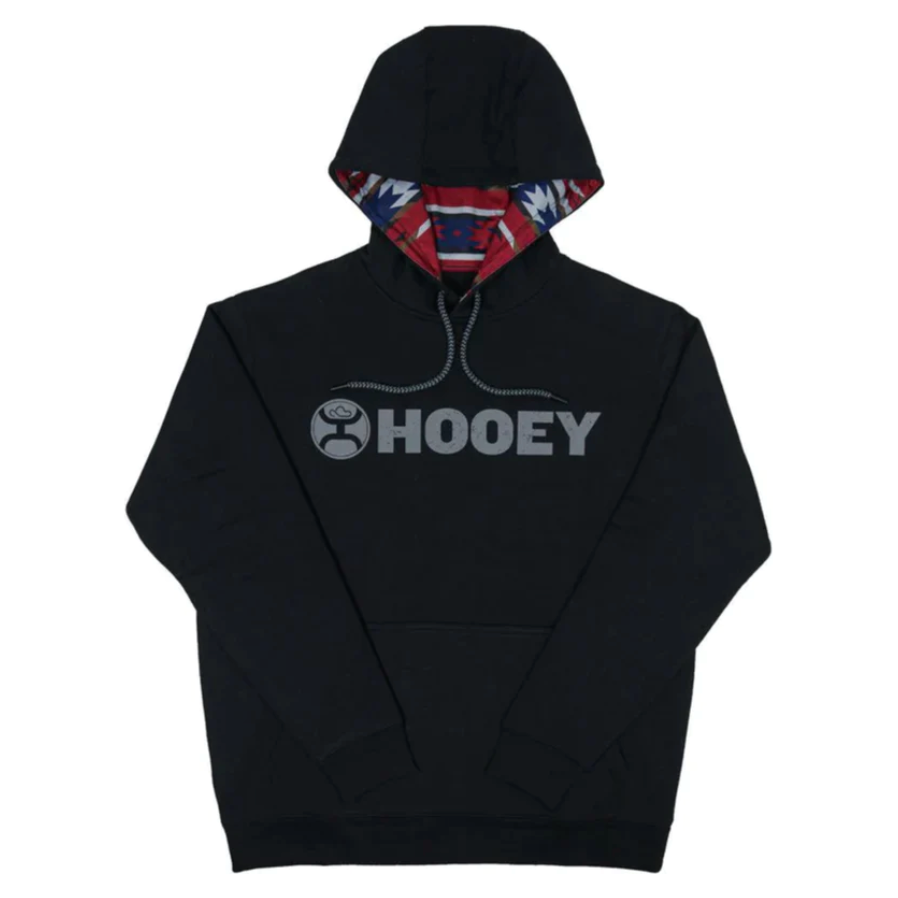 Hooey Mens "Lock-Up," Black Hoody