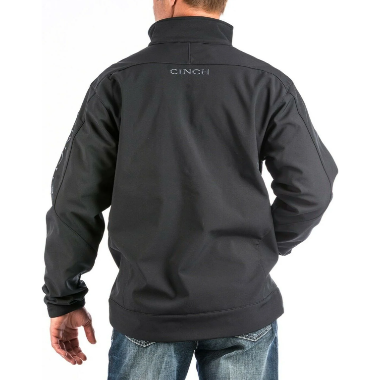 Cinch Mens Black Solid Bonded Jacket