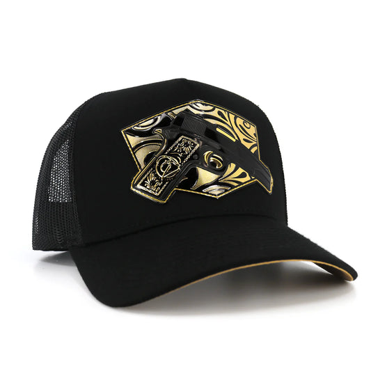 El Viejon Cachas De Oro Black Gorra