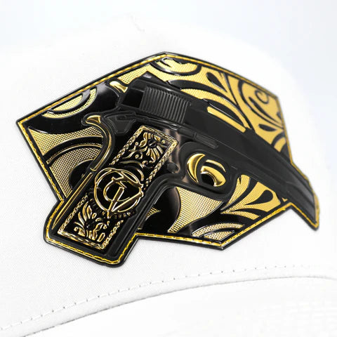 El Viejon Cachas De Oro White Gorra