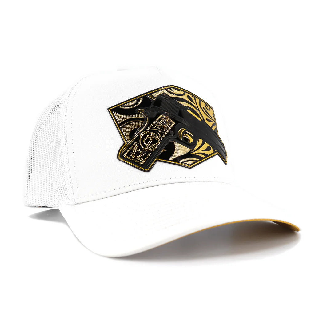 El Viejon Cachas De Oro White Gorra