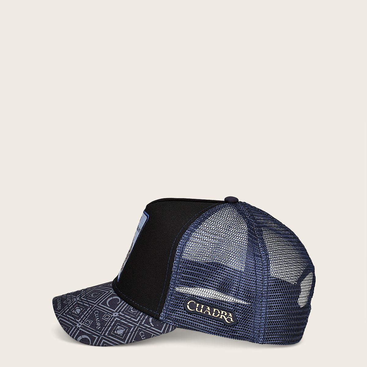 Cuadra Caiman Black/Navy Blue Gorra