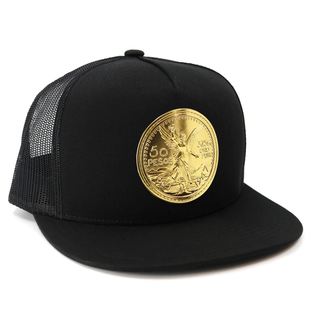 El Viejon El Cente Black Flat Gorra