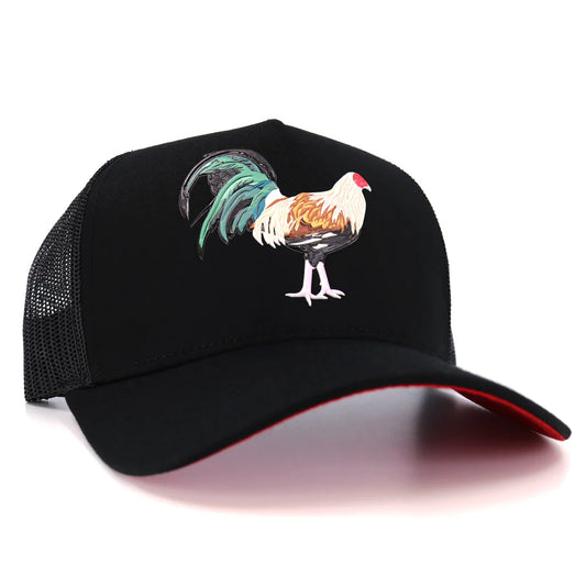 El Viejon Gallo Giro Black Gorra