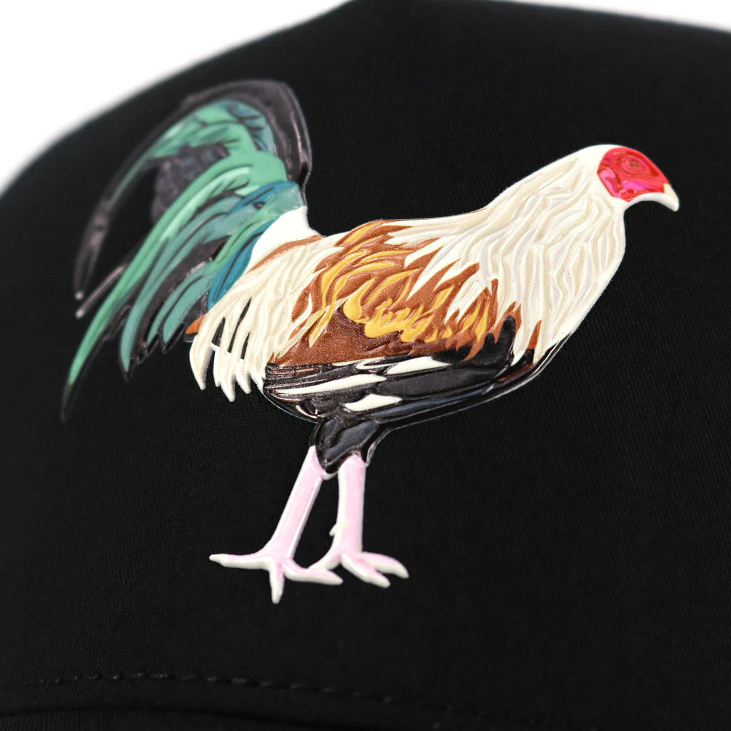 El Viejon Gallo Giro Black Gorra