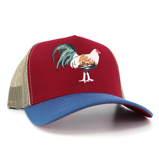 El Viejon Gallo Giro Blue/Maroon/Khaki Gorra