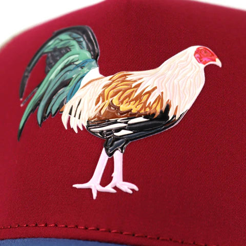 El Viejon Gallo Giro Blue/Maroon/Khaki Gorra