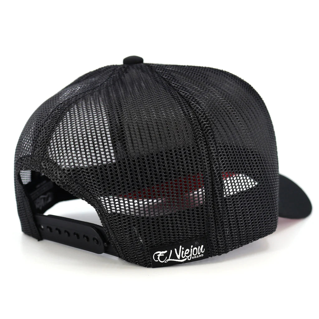 El Viejon Gallo Giro Black Gorra