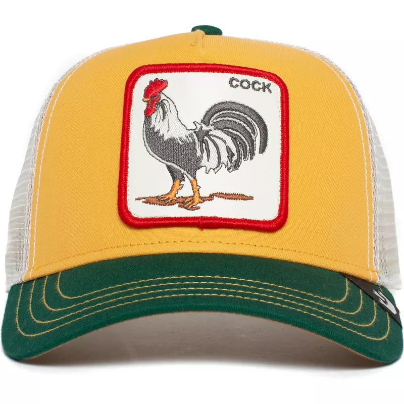 GOORIN BROS. THE ROOSTER YELLOW TRUCKER HAT