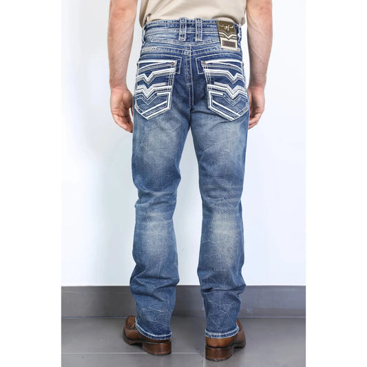 Pantalon Platini Azul Cowboy Bootcut Jeans