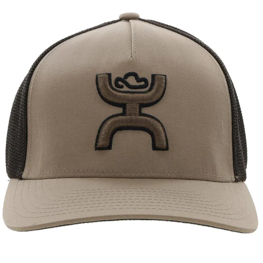 Hooey Coach Tan/Brown FlexFit Cap