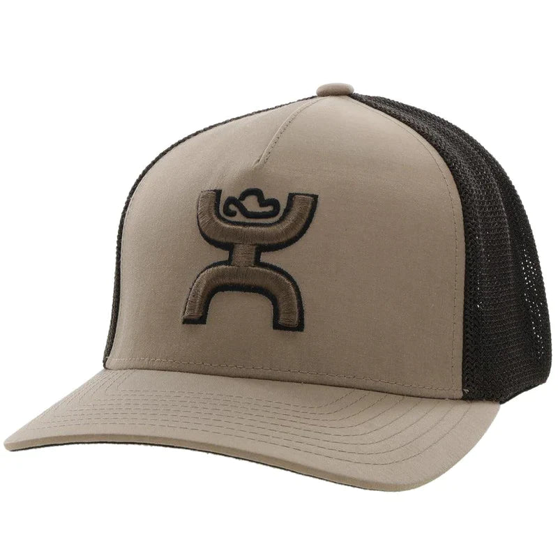 Hooey Coach Tan/Brown FlexFit Cap