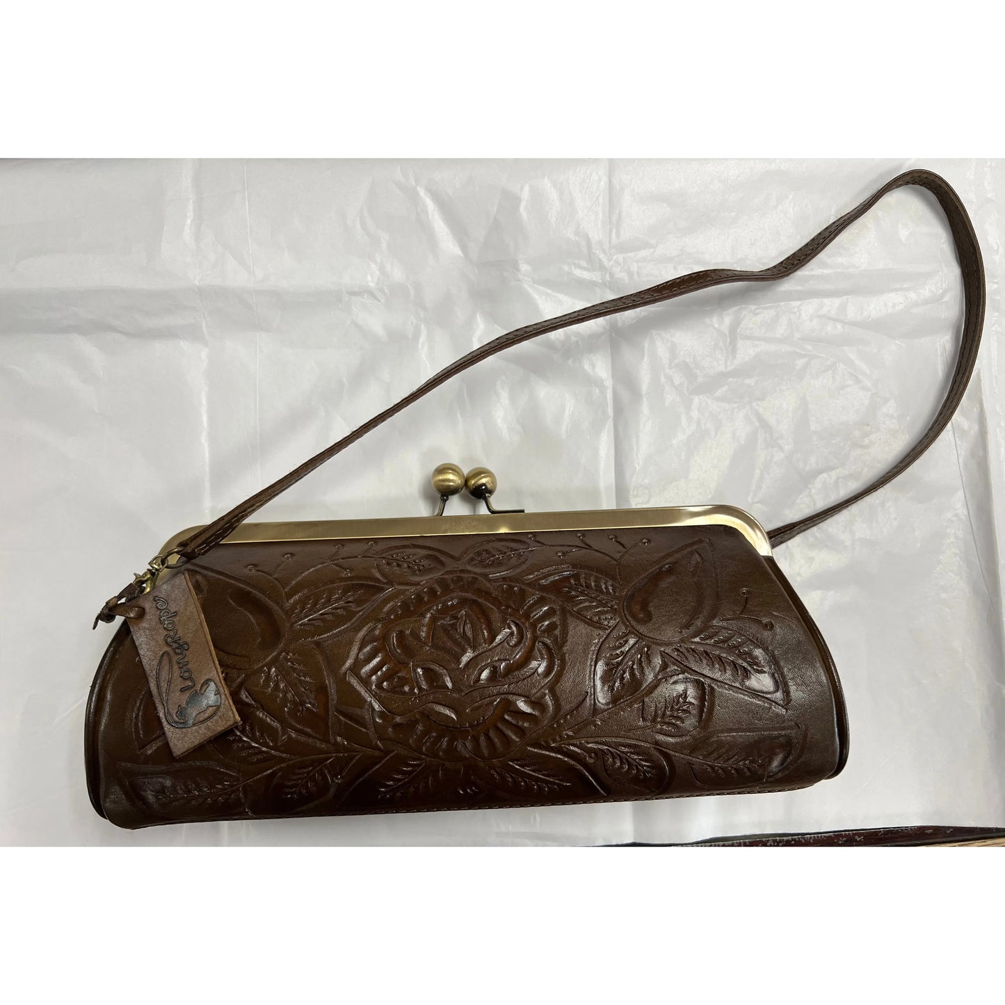 Long Rope Genuine Leather Handbag