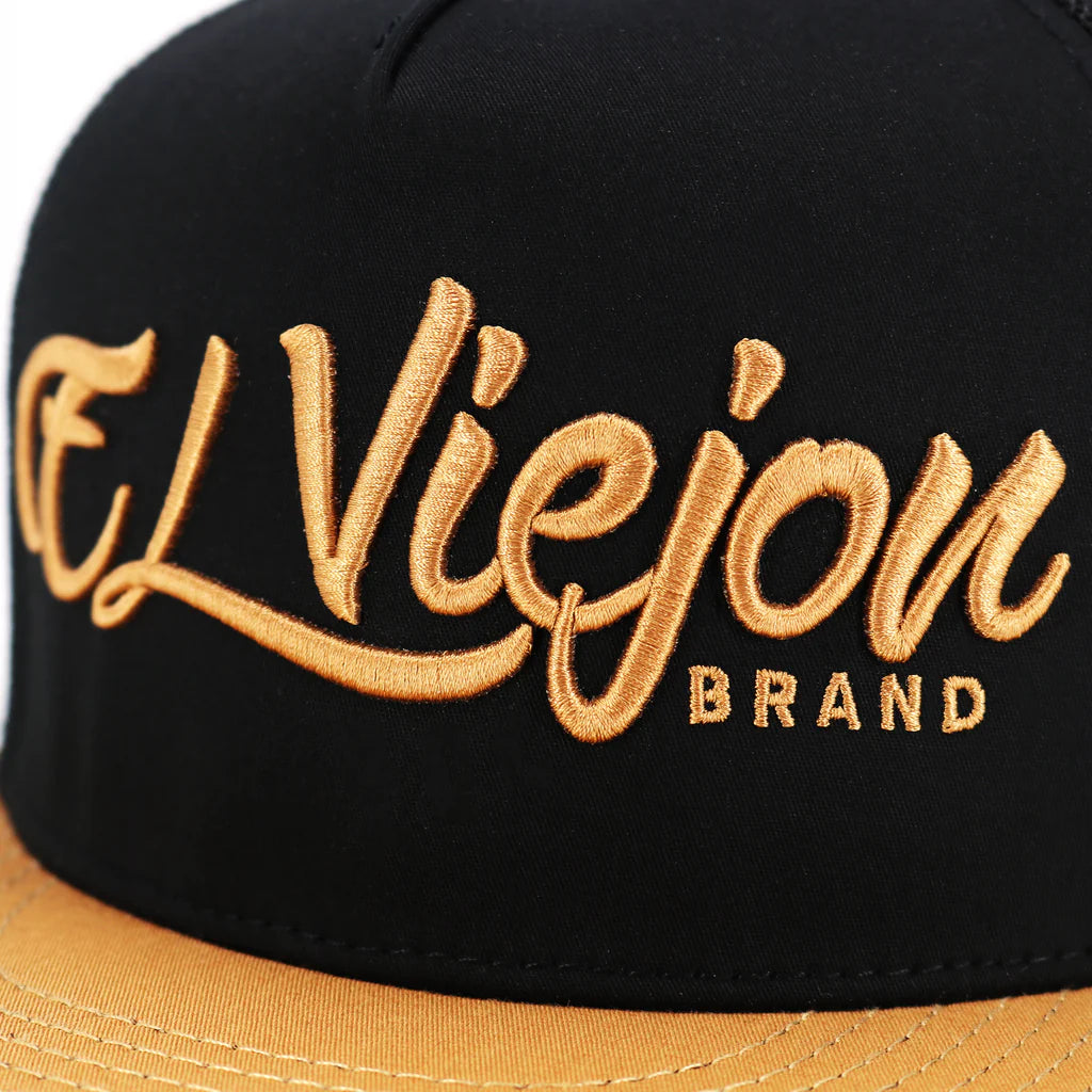 El Viejon La Original Camel/Black Flat Gorra