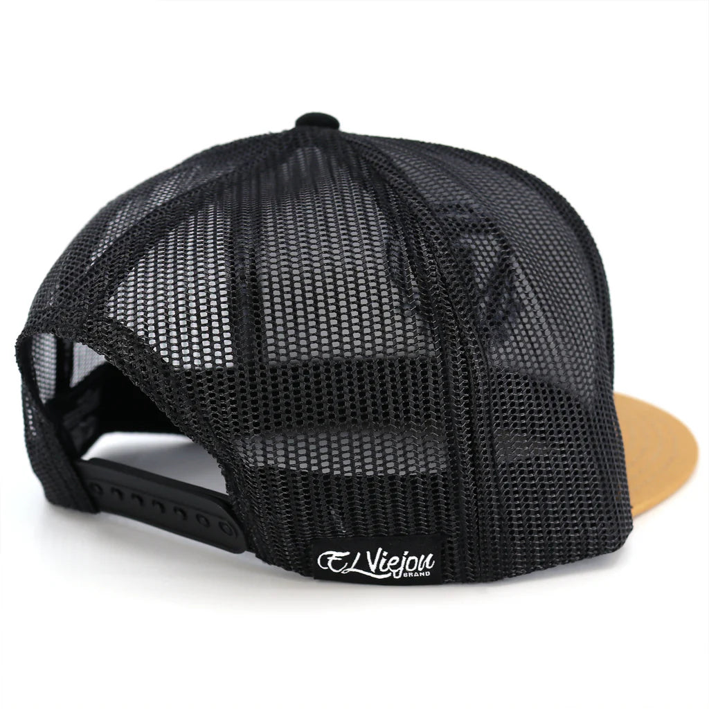 El Viejon La Original Camel/Black Flat Gorra