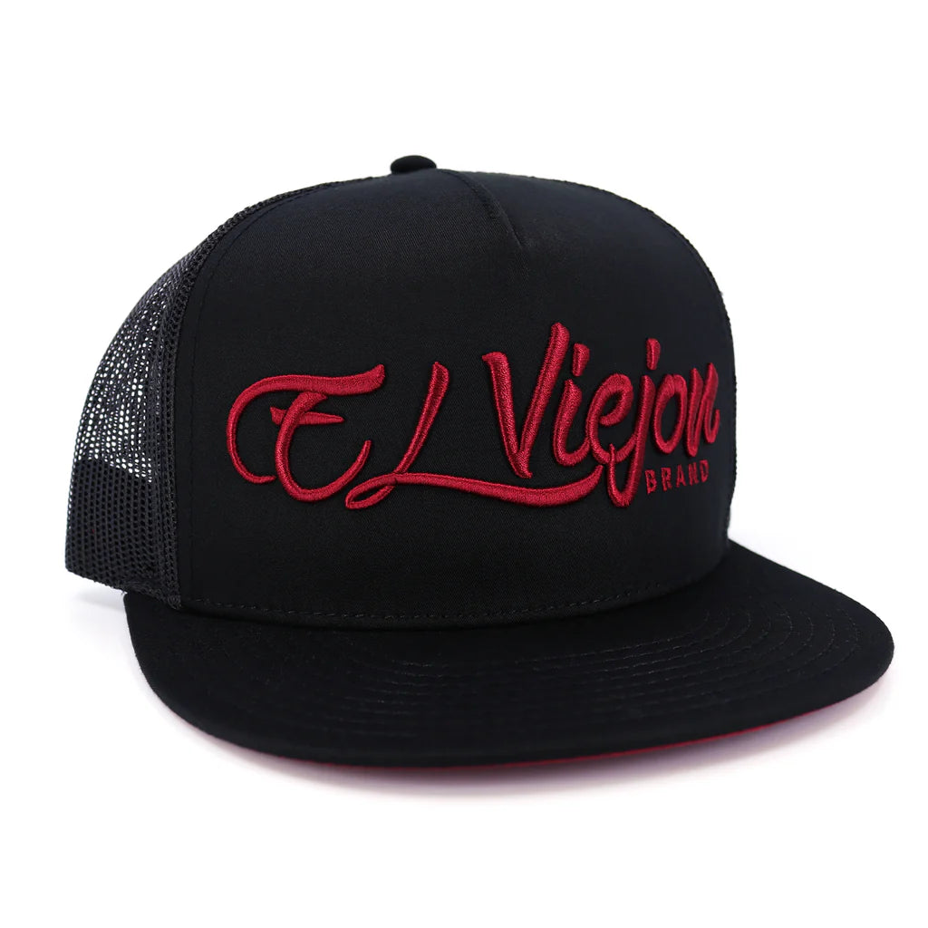 El Viejon La Original Black Flat Gorra