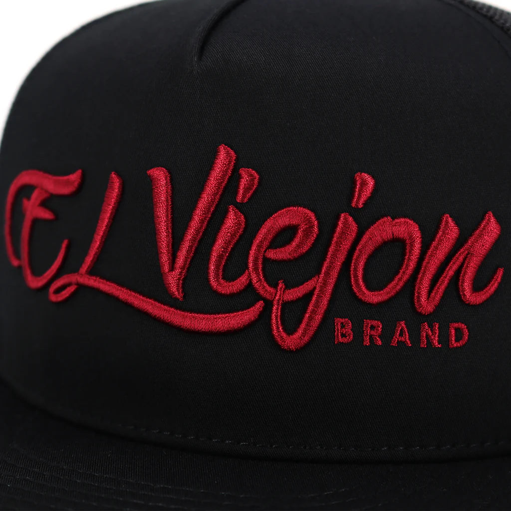 El Viejon La Original Black Flat Gorra