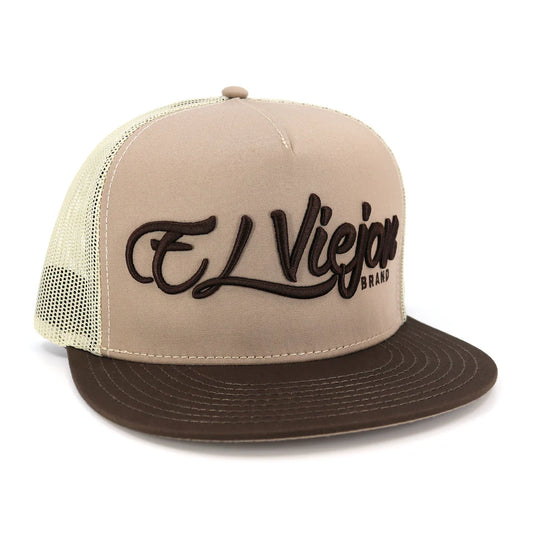 El Viejon La Original Brown/Mocha Flat Gorra