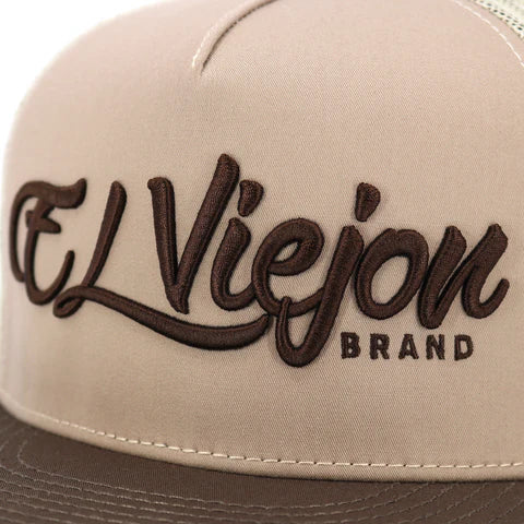 El Viejon La Original Brown/Mocha Flat Gorra