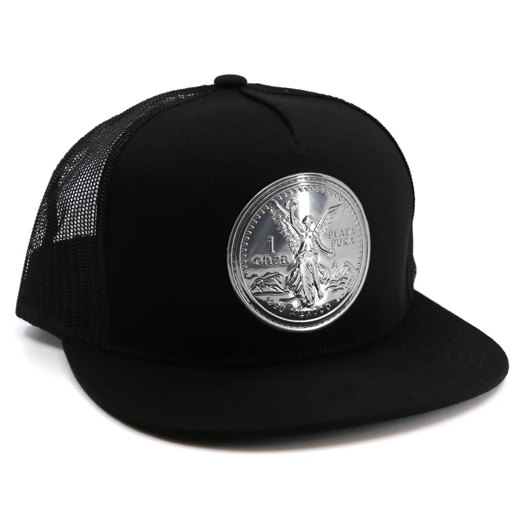 El Viejon Plata Pura Black Flat Gorra