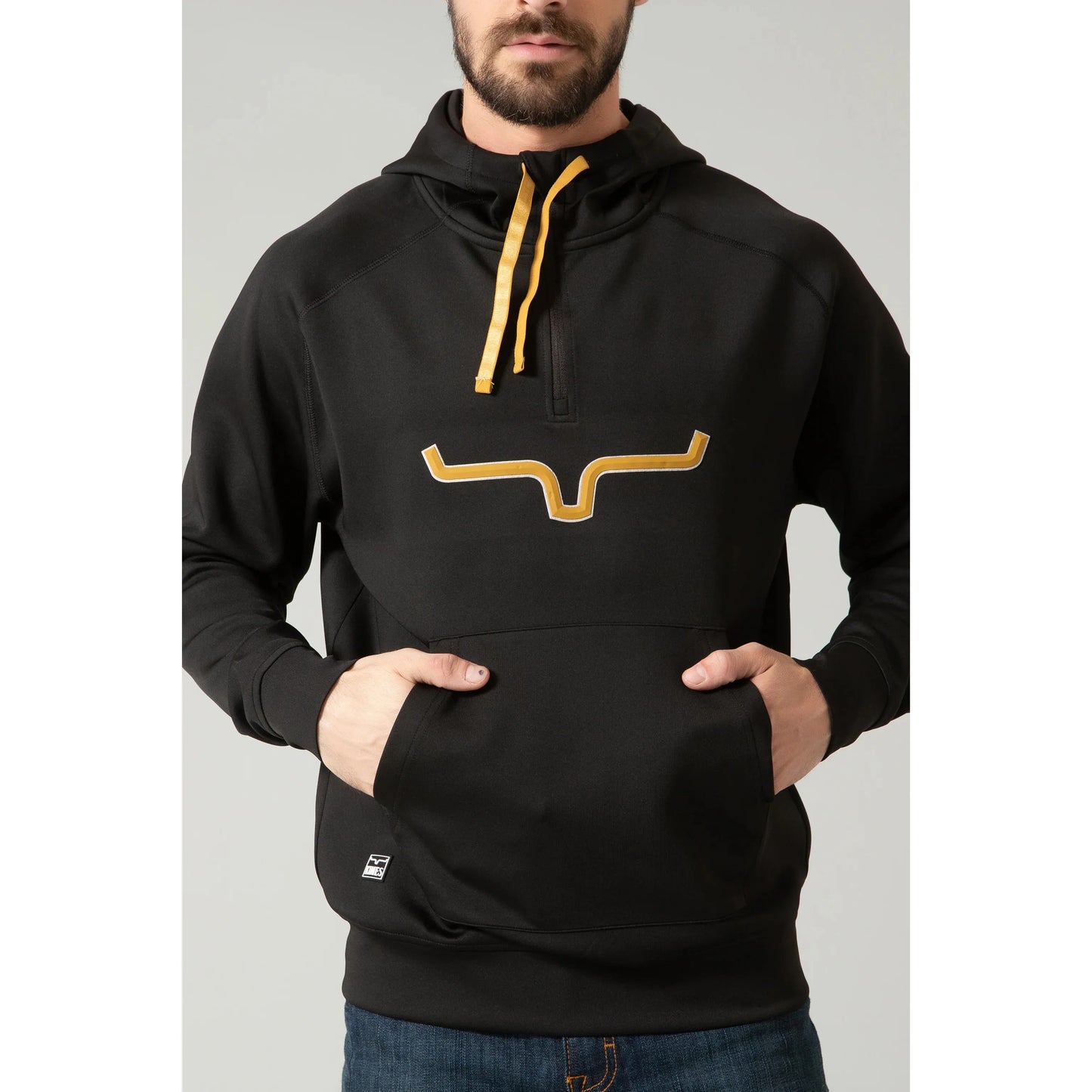 Men's Kimes Ranch Rockford Tech Hood Black Hoodie