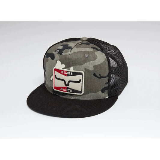 KIMES RANCH SPARKY TRUCKER CAMO CAP