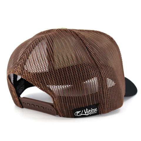 El Viejon Venado Black/Ivory/Brown Gorra