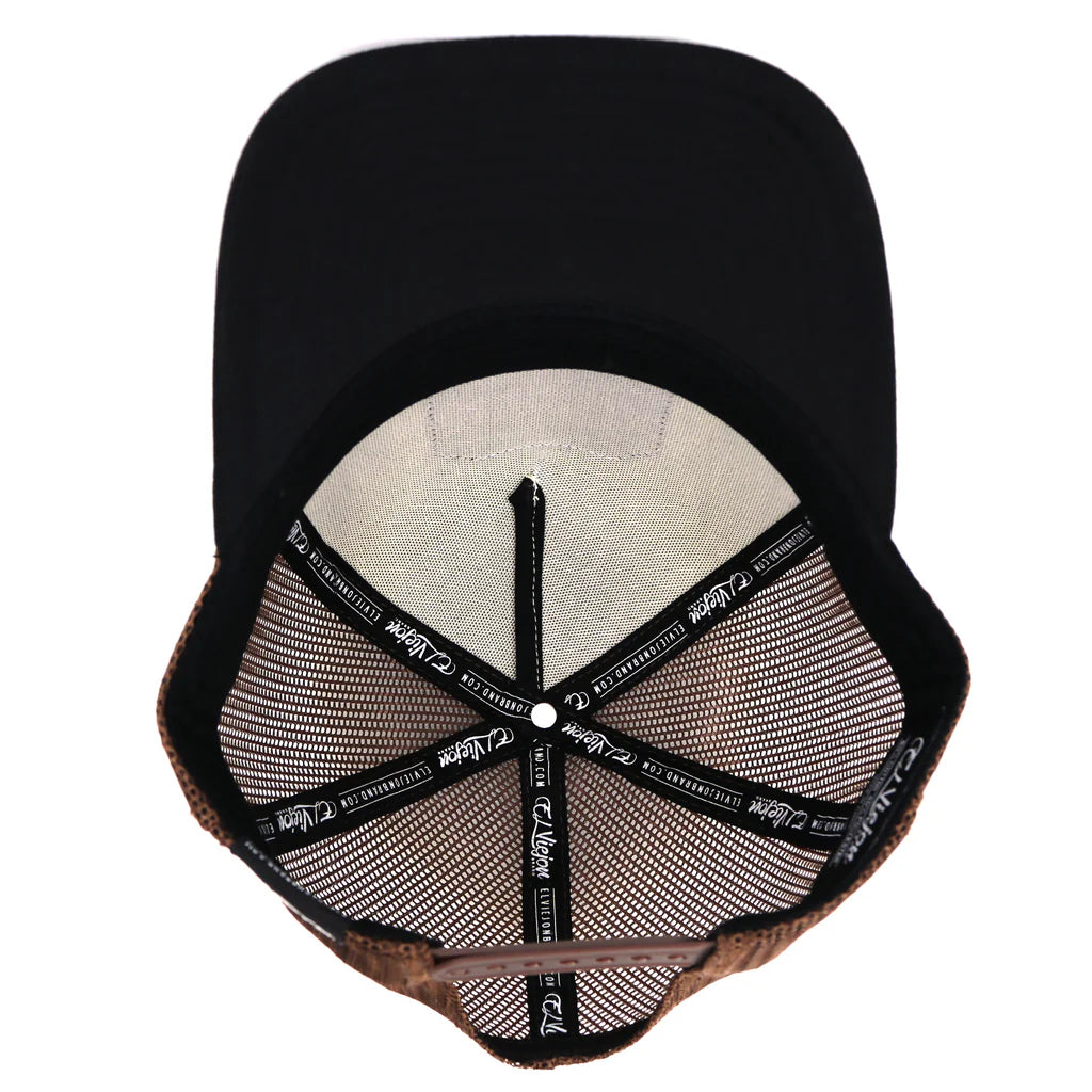 El Viejon Venado Black/Ivory/Brown Gorra