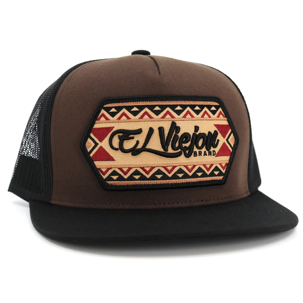 El Viejon Wasco Black/Brown Black Flat Gorra