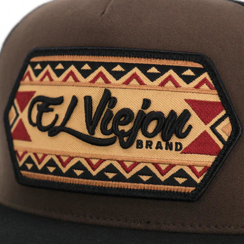 El Viejon Wasco Black/Brown Black Flat Gorra