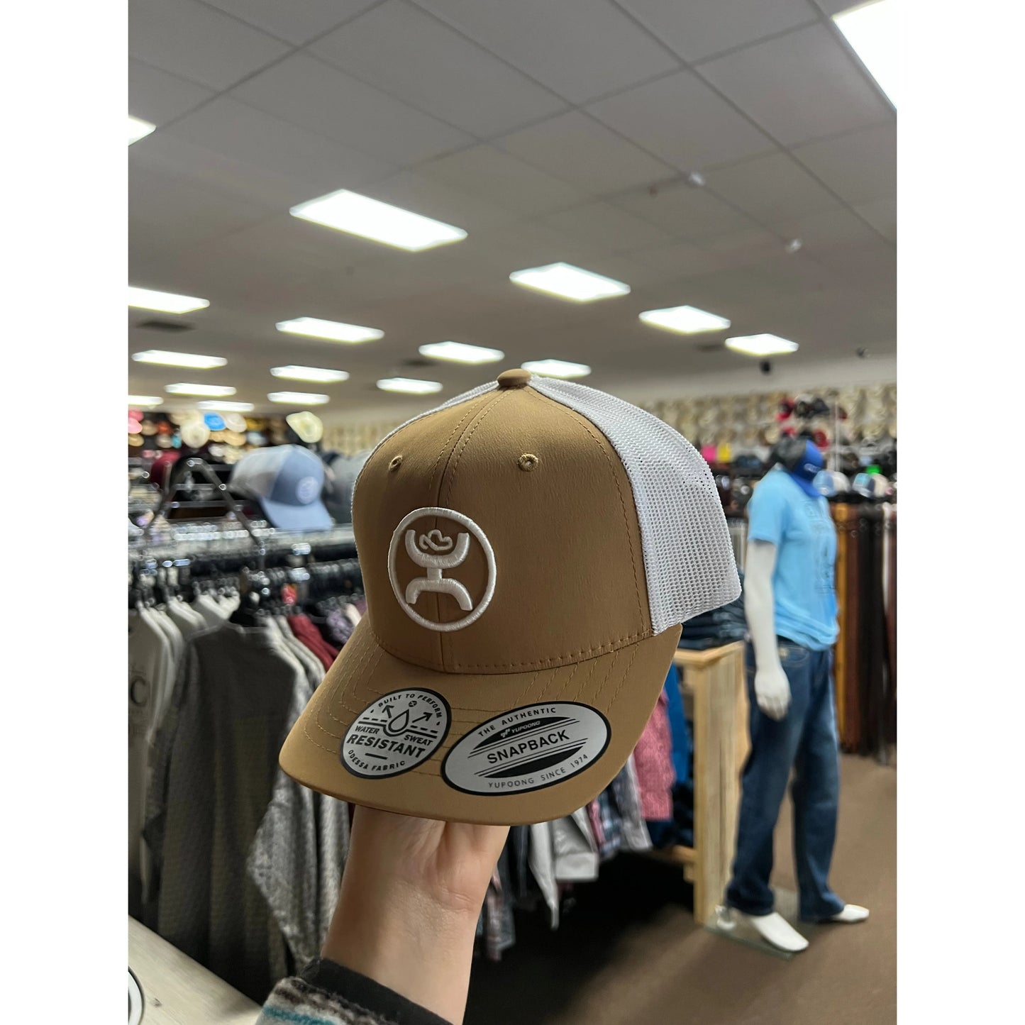 KIDS HOOEY CLASSIC TAN TRUCKER HAT