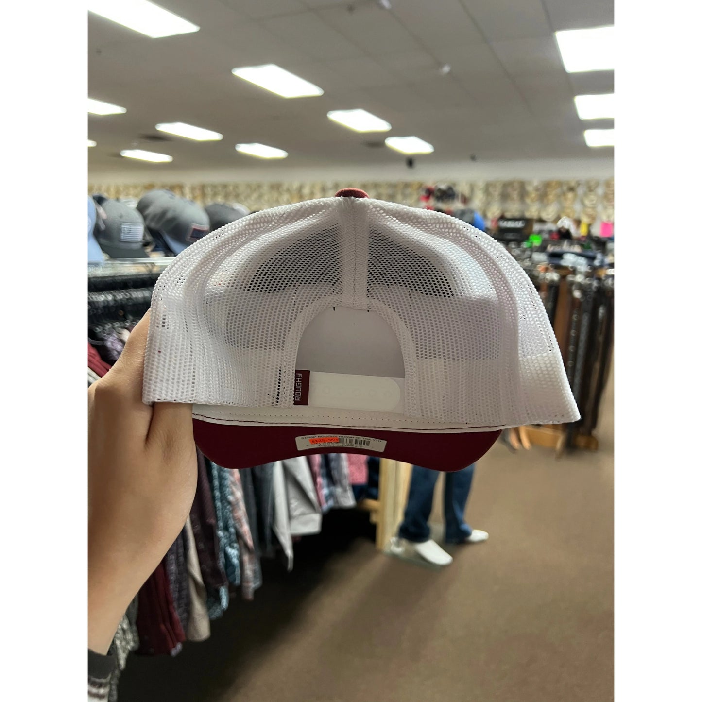 KIDS HOOEY RED/WHITE HAT