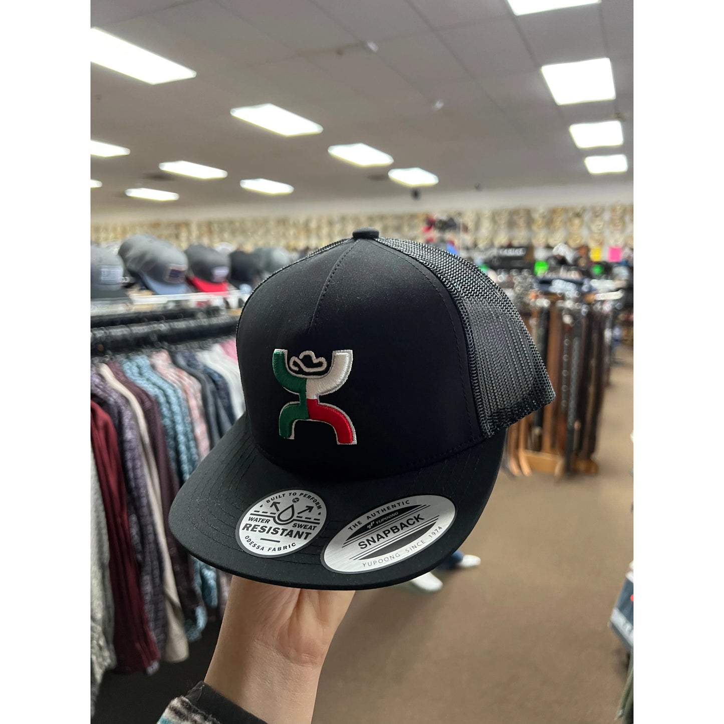 KIDS HOOEY BOQUILLAS BLACK SNAPBACK HAT